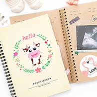 우유빛 뽀송이 초음파앨범(임신다이어리)